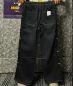 Denim baggy trouser black