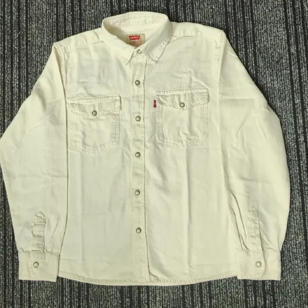 Denim Shirt white