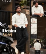Denim Shirt white