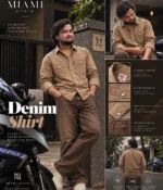 Denim Shirt brown