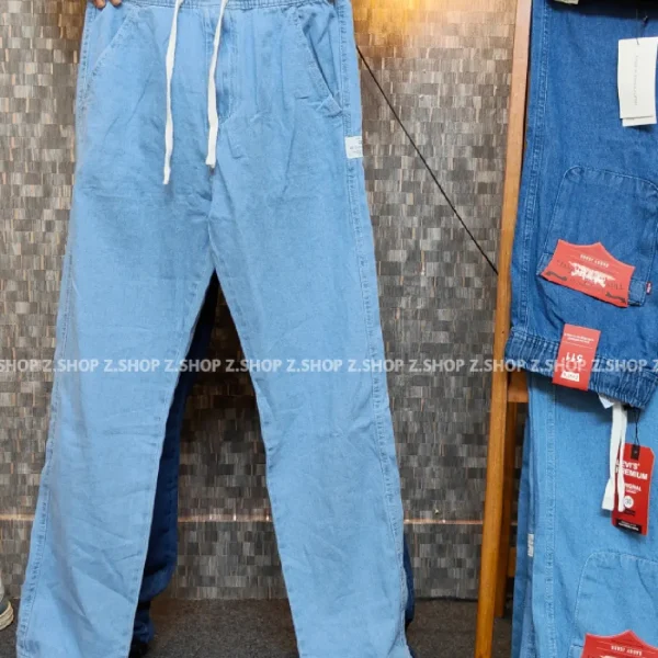 4 Pocket Denim Trouser Light blue