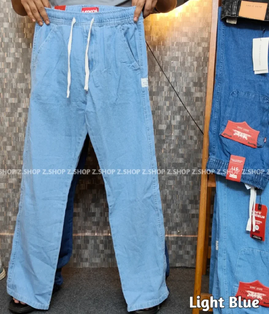 4 Pocket Denim Trouser Light blue