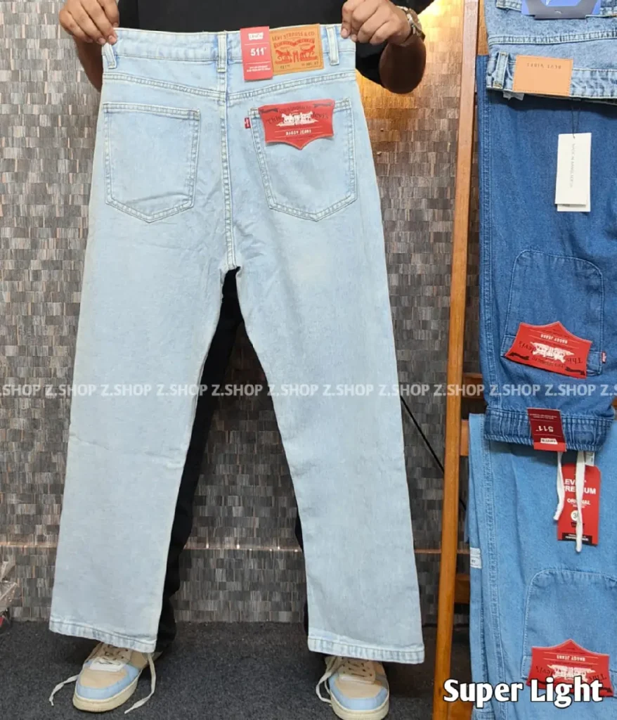super light 4 Pocket Denim Baggy Jeans
