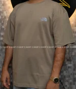 Light Brown Oversized Drop Shoulder T-Shirt