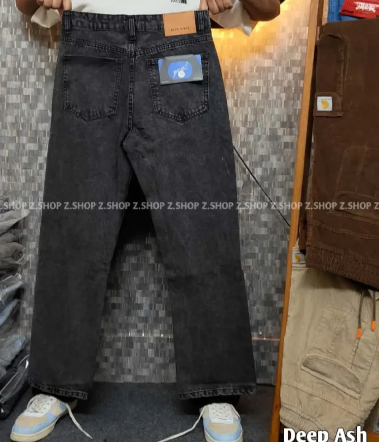 Deep ash 4 Pocket Denim Baggy Jeans