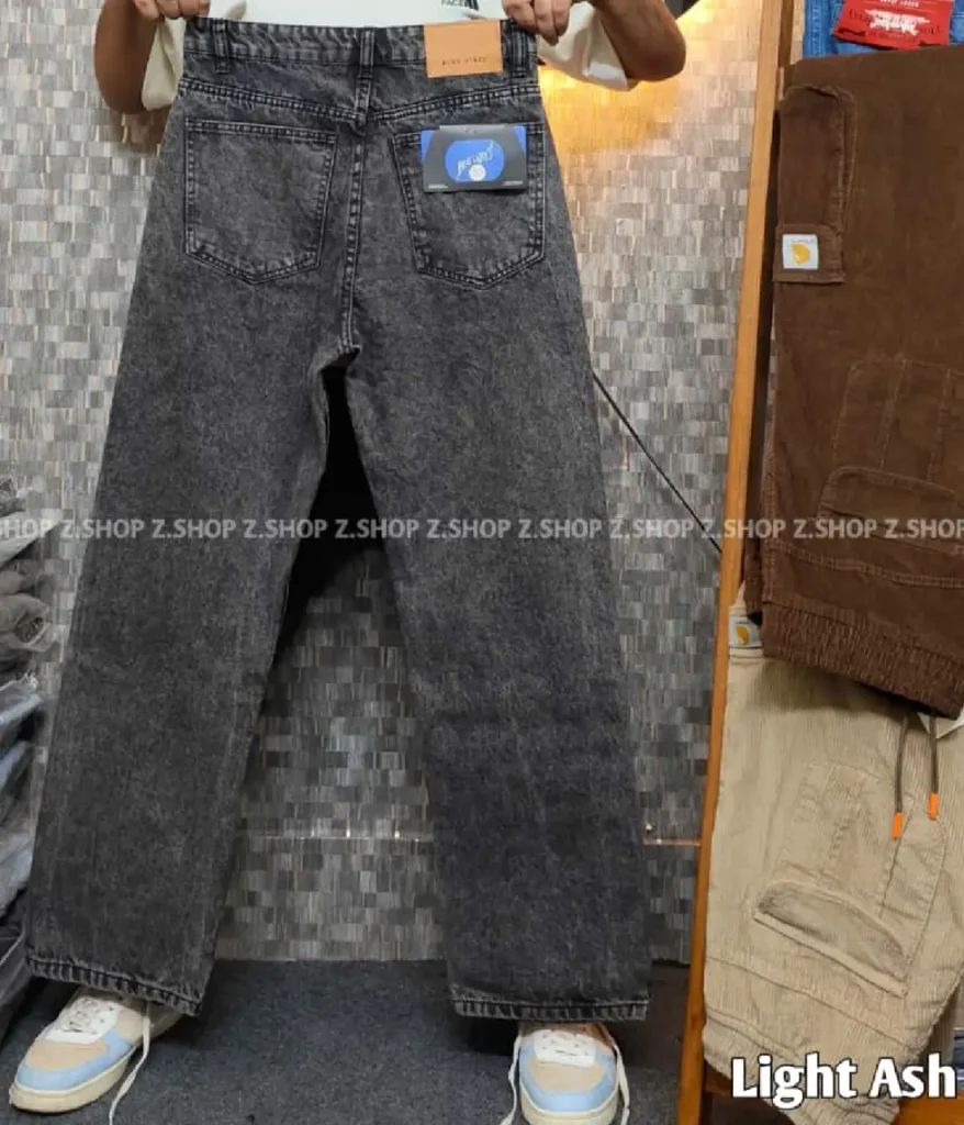 Light ash 4 Pocket Denim Baggy Jeans Pant