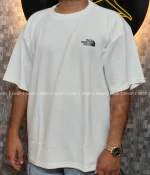 White Oversized Drop Shoulder T-Shirt