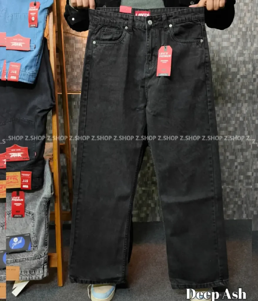 Deep ash 4 Pocket Denim Baggy Jeans