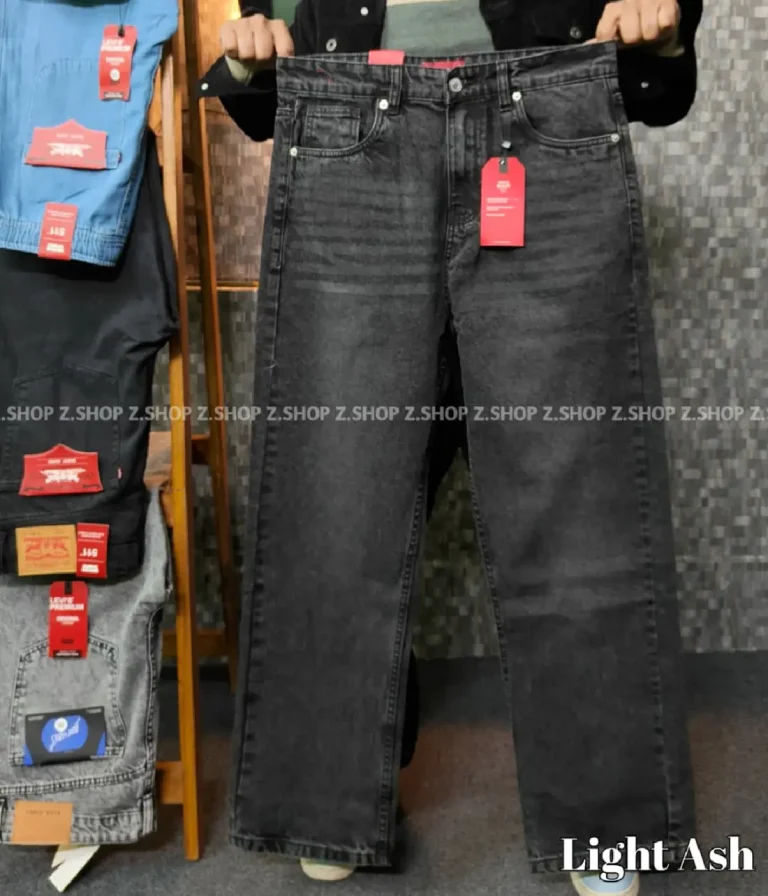 Light ash 4 Pocket Denim Baggy Jeans Pant