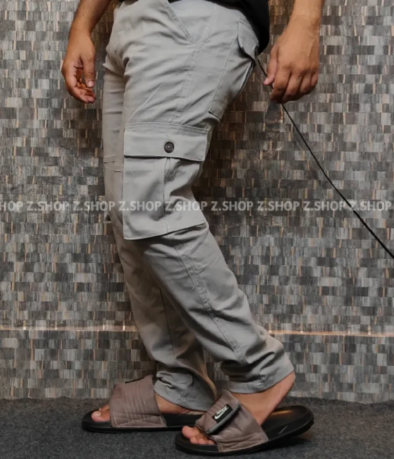 Light Ash 6 Pocket Gabardine Pant