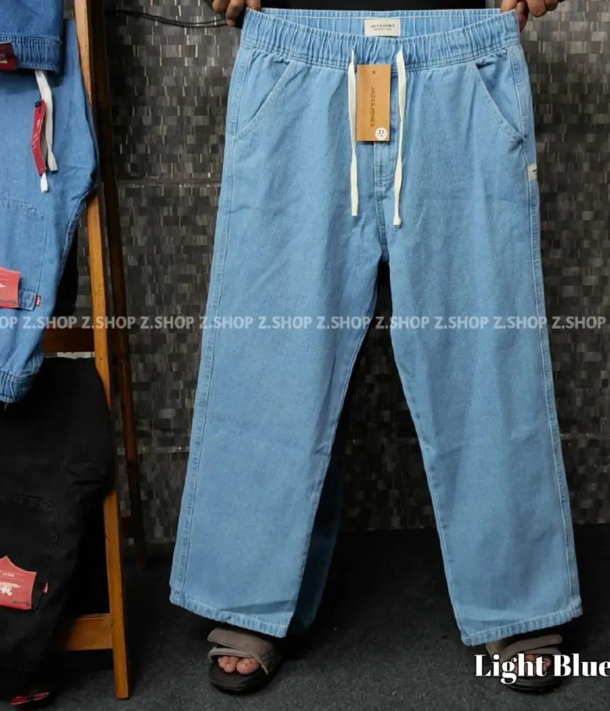 4 Pocket Denim Trouser Light blue