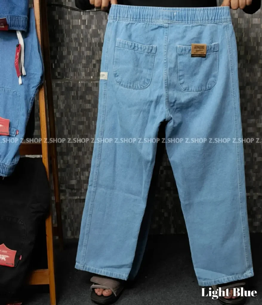 4 Pocket Denim Trouser Light blue