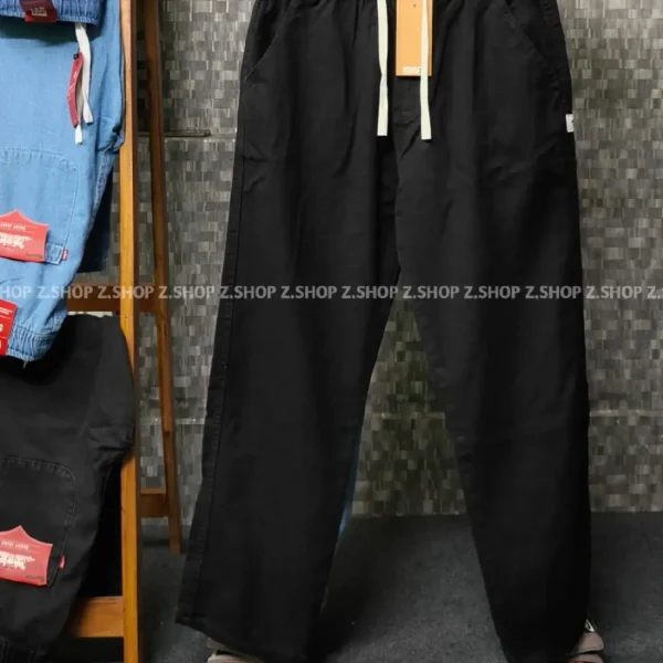 4 Pocket Denim Trouser Black