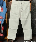 white 4 Pocket Denim Baggy Jeans