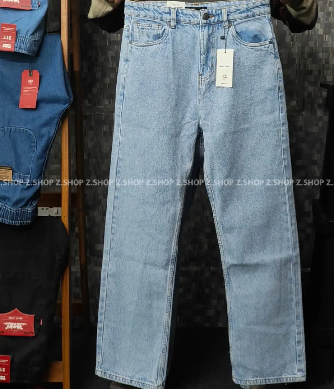 4 (69) Sky blue 4 Pocket Denim Baggy Jeans