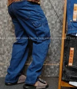 Deep blue 6 Pocket Baggy jeans Pant