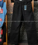 ZBlack 4 Pocket Denim Baggy Jeans