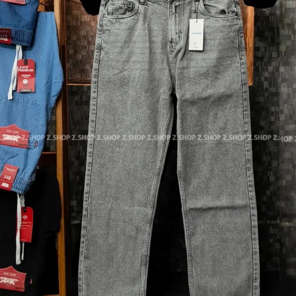 Stonewash 4 Pocket Denim Baggy Jeans