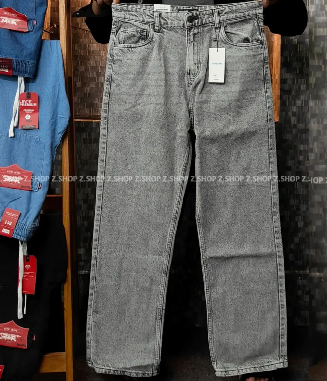4 (73) Stonewash 4 Pocket Denim Baggy Jeans
