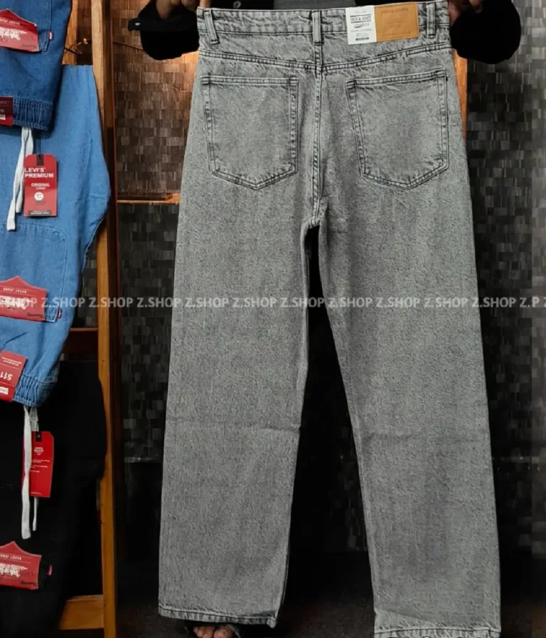 Stonewash 4 Pocket Denim Baggy Jeans