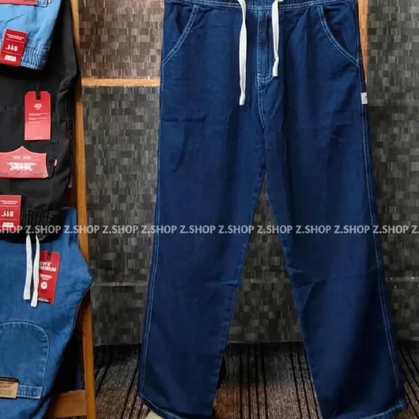 4 Pocket Denim Trouser deep blue