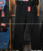 Black wash 4 Pocket Denim Baggy Jeans