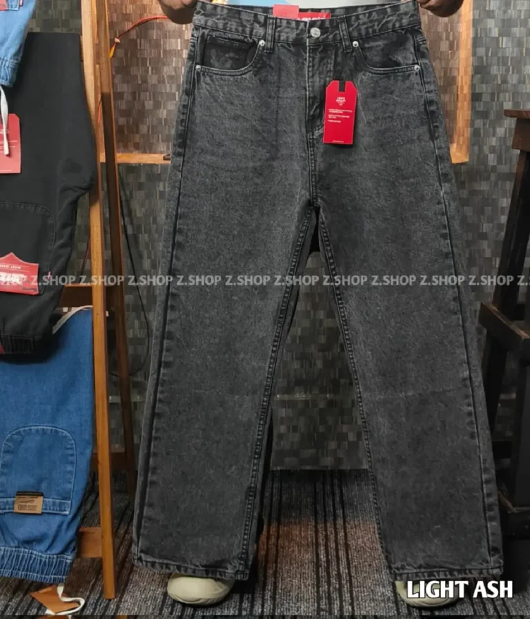Light ash 4 Pocket Denim Baggy Jeans Pant