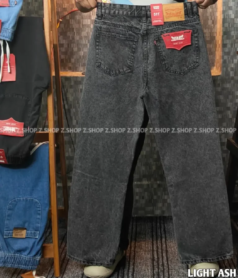 Light ash 4 Pocket Denim Baggy Jeans Pant