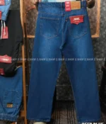 deep blue 4 Pocket Denim Baggy Jeans