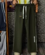 Dobby Trouser Dark Olive - Image 2