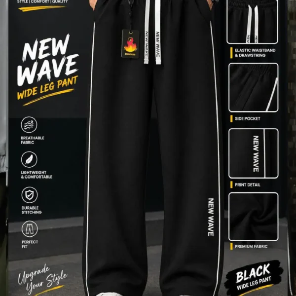 Dobby Trouser Black