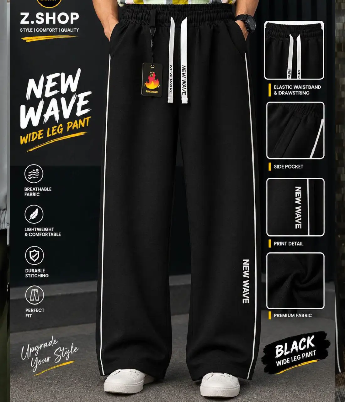 WhatsApp Image 2026-09-23 at 15.25.27 (2) Dobby Trouser Black - Image 1