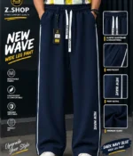 Dobby Trouser Dark Navy Blue
