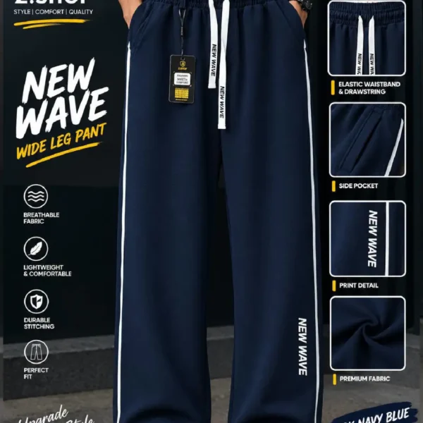 Dobby Trouser Dark Navy Blue
