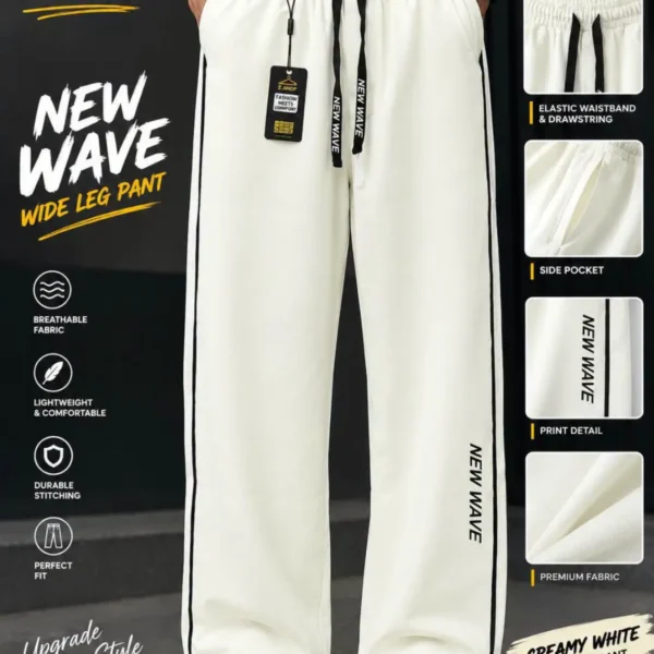 Dobby Trouser Creamy White