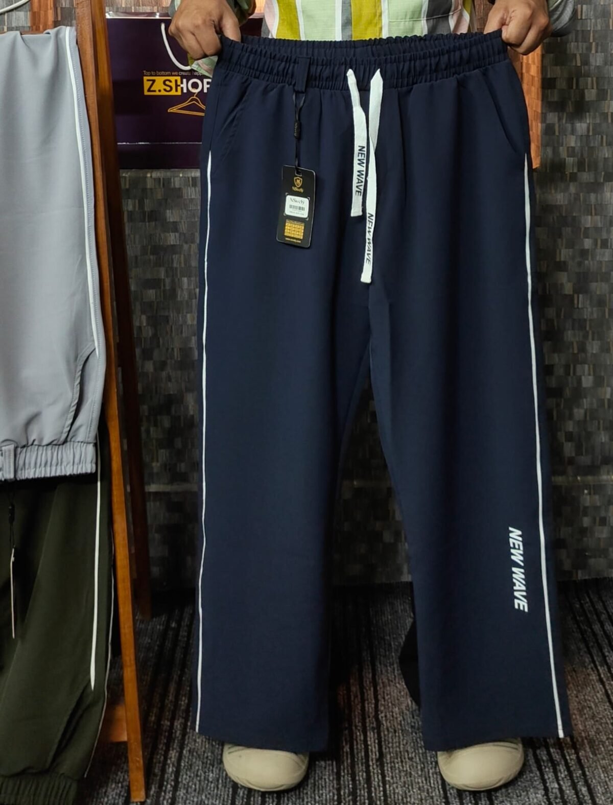 Dobby Trouser Dark Navy Blue - Image 2